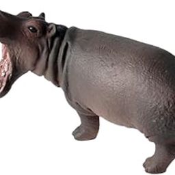 African Hippopotamus Toy, Realistic Hippo Toy, Animal Figurine for Kids, Educational Play and Home Decor, Office Desk Ornaments, for Boys and Girls-image-21