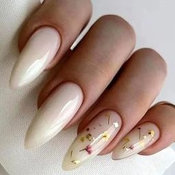 Styfy Press On | Stick On Fake Nails | Artificial Designer With 24 Pcs Jelly Glue on False Nail Including Manicure Kit - Autumn-13