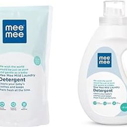 Mee Mee Mild Baby Liquid Laundry Detergent Refill Pack, 1.2L & Mee Mee Mild Baby Liquid Laundry Detergent, 1.5L-image-27