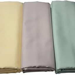 Men's 100% pure Giza Cotton Unstitched Shirt Fabric 2.5 Meter ( Ethnic, Formal, Casual, summer wear.) ( Trendy Satin Shirts ) Set of 3 Shirt-95