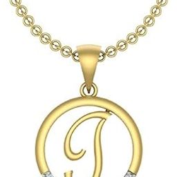 Initial J letter in Circle Gold plated Jewellery Necklace Pendants Chain alphabet Pendant for Girls Women Men Boyfriend Girlfriend Boys Kids Unisex Valentine Gifts pendant-image-48