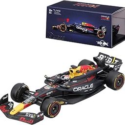 Bburago 1:43 2024 Race Oracle Red Bull RB20 with Helmet, Verstappen #1-image-42
