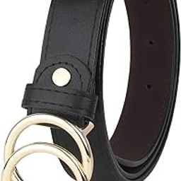 Women's Beautiful Vegan Leather Belt | Black | Free size | Fits on upto 38 Inches Waist size-image-72