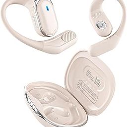 TRAUSI Open Ear Wireless Earbuds Bluetooth Headphones, 50Hrs Playtime Stereo Sound Earphones with IPX7 Waterproof Ear Buds for Fitness/Workouts/Travel-image-12