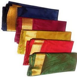 Silk-Cotton Blouse Piece Material for Women, Unstitched, Combo of 5 (1 Meter Each) - Navratri Special, Durga Puja Special, Oti Bharan, Ugadi Special_DES_AB_BJ079-image-58
