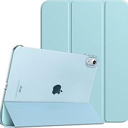 MOCA Case for iPad (A16) 11th Generation 11 Inch 2025 10th Generation 2022 iPad 10.9 Inch Slim Stand Hard Shell Back Protective Smart Cover for iPad 2022 Release A2696 A2757 A2777 (Aqua Blue)-picture-10