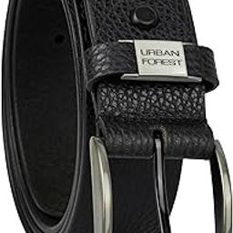 Noir Nappa Black Casual Leather Belt for Men-image-45