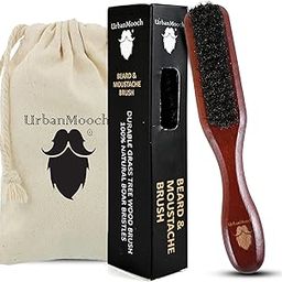 Premium 100% Boar Bristle Beard Brush | Travel Friendly | Sturdy Wood Handle | Straightens And Promotes Beard Growth, Works With Beard Oils & Balms, For Healthy & Stylish Beard-picture-30