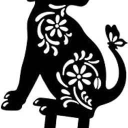 Garden Stake Decorations Animal Silhouette for Outdoor Backyard Patio Style B |1 Piece Dog Shaped Yard Stake-image-27
