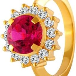p.c. chandra jewellers 22k (916) Yellow Gold, American Diamond and American Diamond Ring for Women-picture-39