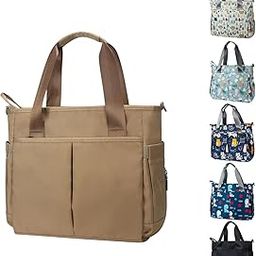 Diaper Bag Tote Waterproof Messenger Purse Baby Bags for Mom and Dad Multifunction Large Travel Diaper Tote Bags-image-18
