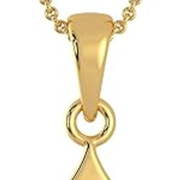 Yellow Gold Pendant for Women 22k | 22 kt (916) BIS Hallmark Gold Pendant for Women & Girls | 22 Karat Gold Jewellery for Birthday, Wedding, Anniversary & Diwali Gift-image-31