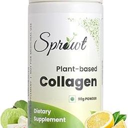Sprowt Plant-Based Collagen Builder | 90gm Powder for Women & Men | Vegan Supplement Women & Men | Collagen for Bright and Youthful Skin-5