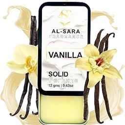 Al Sara Fragrance™ VANILLA Solid Perfume for Men & Women | Alcohol-Free, Non-Greasy, Long-Lasting Natural Fragrance | Portable & Travel-Friendly Cologne (Vanilla)-52