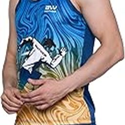 Beatwide Men's Track And Field Jersy Set | Running Sandoo Set PMC Polyester Mix Running Kit And Running Vest Sandoo Set -Workout Set, Gym Wear, Running Wear,For Men's-image-7
