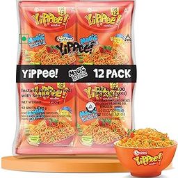 Sunfeast YiPPee! Magic Masala, Long, Non-Sticky Instant Noodles | With Real Vegetables 12 in 1 Pack | 720 gram/840g (weight may vary)-image-17