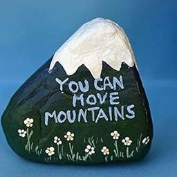 RM You CAN Move Mountain Pebbles Motivational Stone, Best Gift for Loved on Special Occasion, On Birthday | Pebble Stone Art | Healing Stone | Wellness Gift | Motivation Gift Stone-image-13