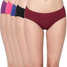 Present Classic Pure Cotton Hipster Panties Pack of 5-image-64