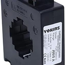 YOKINS, Current Transformer 800/5A, 10VA class 1.0, 800A CT, YOK SB-5012 (Bus bar size 50x12mm and 40x30mm) Rectangular sleek design with clamping-picture-2