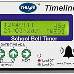 Timeline School Auto Bell Multipurpose Timer (Black)-11