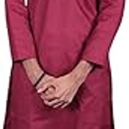 Men Red Colour Kurta Pajaama-image-24