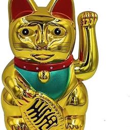 Artisansorissa Lucky Chinese Money Cat with Waving Paw - Good Fortune 6 inch-image-46
