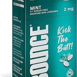 Rubicon BOUNCE Nicotine Mini Lozenge 2 Mg | Mint flavour, Sugar Free | USFDA Approved | Helps Quit Smoking | 50 Packs of 4 Lozenges-image-26