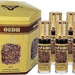 AL-HAYAT Oudh Concentrated Perfume Oil for Men & Women - Pack of 6 (6ml Each) | Rich, Aromatic, and Alcohol-Free Attar that Embodies the Essence of Agarwood-image-10
