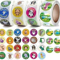 HETVIN Cartoon Sticker Roll for Kids – 500+ Colorful Self-Adhesive Stickers Featuring Cute Animals, Vehicles, Fruits & Characters – Perfect for Crafts, Scrapbooking & DIY Projects-16