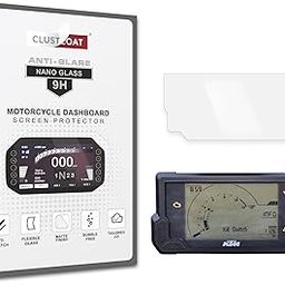 CLUSTCOAT Anti Glare 9H NANO GLASS Motorcycle Instrument Cluster Screen Protector for KTM RC 125 2021+ / RC 200 2021+ / 250 Adventure / 390 Adventure X (Matte Finish)-7