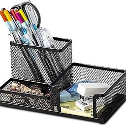QXORE Small Glass Desktop Whiteboard Dry-Erase-Board - Computer Keyboard Stand White Board Surface Pad with Drawer, Desk Organizers with Accessories for Office, Home, School Supplies (Metallic)-picture-30