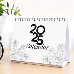 2025 Floral Desk Calendar | 12 Months | Includes Notes And Holidays Section | 170 Gsm | Planning, Tracking & Scheduling L Black Wiro-image-26