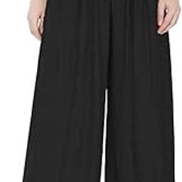 Palazo for Women, Plazo Pant, Daily Bottom Night Wear Palazzo, Regular Lower Leggings Plazzo, Readymade Ethenic Trouser Home Dress Ladies Girls, Rayon, Aqua Cyan Blue-image-6