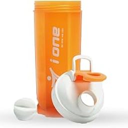 Pro Shaker Bottle 700ML – Leak-Proof BPA-Free Protein Shaker for Gym & Workout | Sipper Bottle with Mixing Ball | Easy to Clean & Carry | Get Fit Don’t Quit Print (ORANGE)-image-51