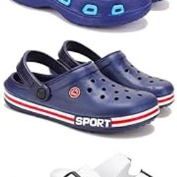 Lightweight Classic Clogs || Sandals with Slider for Men-Combo-COMBO(3)-3019-3015-3113-10 -P2-54