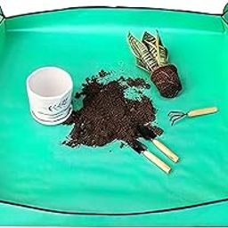 HASTHIP® Foldable and Portable Potting Mat for Plant Lover, Mess Control Plant Mat-image-13