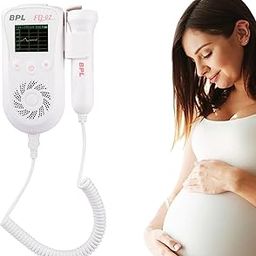 BPL Medical Technologies FD-02 Fetal Doppler Smart Noise Reduction & Heartbeat Detection Machine with in-Built Speaker for Home and Clinic Use - White-17