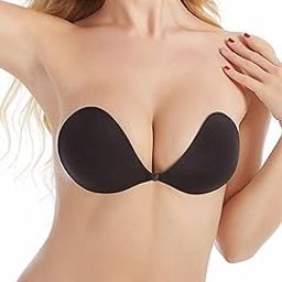 Sticky Strapless Adhesive Bras Reusable Self Adhesive Backless Bra Invisible Push up Bras for Women.-35