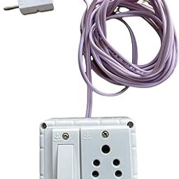 Anchor Extension Customised Board with 1 mm Twin Wire & Combine Box 1 Socket 1 Switch 10 Amp with PVC Box (1 Meter)-29