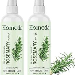 Homeda Rosemary Hair Spray, Rosemary Water for Hair Growth (400 ml), Rose Mary Water Spray, Roj Meri Hydrosol, Rose Merry Mist with Spray Bottle, Roseberry Reviver 100% Pure Natural (200ml x 2)-38