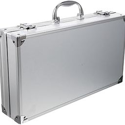 Aluminum Briefcase 14 Inch Hard Laptop Briefcase with Lock Multipurpose Storage Case for Home and Professional Use-image-40