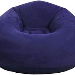Spherical Sofa with Bean Bag Spherical Sofa Comfortable Single Foldable Lounge Chair Portable Chair for Living Room Bedroom Balcony Reading (Included Air Pump)-15