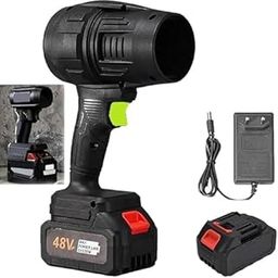 PARABRAHMA Leaf Blower Cordless, Powerful Handheld Electric Blower with 1×48V Batteries, Lightweight Turbo Jet Blower for Lawn Care, Patio, Leaves, Snow & Dust Removal-picture-25