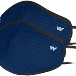 Wildcraft SUPERMASK W95+ Reusable Polyester Outdoor Respirator 2P : POPCORN : BLU_POSDN : S-12