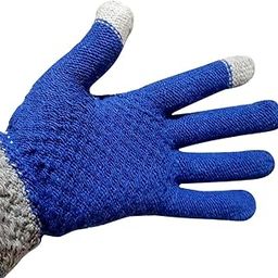 Amazon Brand - Nora Nico Womens Warm Woollen Gloves, woolen knitted Winter Gloves,Free Size-49