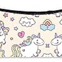 Cartoon Unicorn Pencil Pouch Colorful Purse Pencil Pouch for School Kid's Men Women Multicoloured-image-16