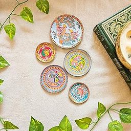 Madhubani Art Fridge Magnets | Metal & Non-breakable | Gift Items for Women and Men | Home Dcor Gift Items | Fridge Magnets Refrigerator Stylish | Fridge Magnet Set of 5.-image-91