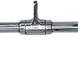 yuhqc 20 inch Barbell Deluxe Straight Bar Cable Attachment with Rubber Handgrips-18