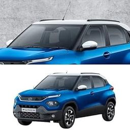 Malik AUTO ABS Roof Rails for Tata Punch with 3M Adhesive Tape-image-5