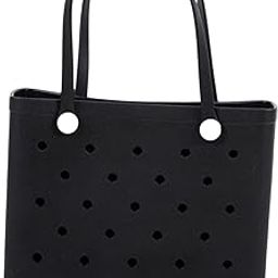 Meadawgs®Beach Tote Bag Breathable Beach Handbag Organizer for Swimming Beach Outdoor Black|Clothing, Shoes & Accessories | Womens Handbags & Bags|1 Beach Hole-image-88